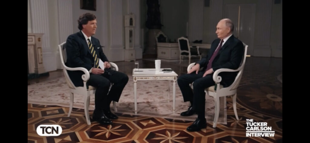 Tucker Carlson's interview with Vladimir Putin Sparks Controversy: A Closer Look at Media Reception 1 Tucker Carlson's interview with Vladimir Putin