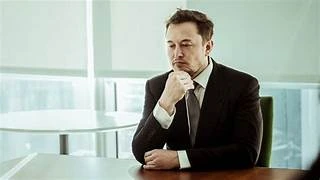 elon musk thinking man