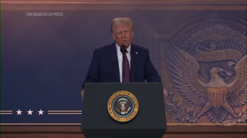 trump adresses davos