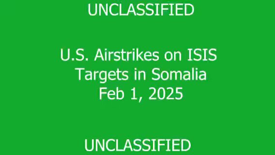 US Airstrike On ISIS Targets In Somalia