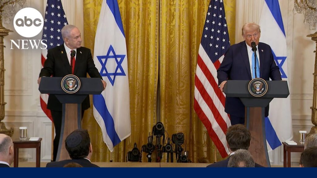 Trump and Netanyahu Hold Press Conference to Strengthen U.S.-Israel Ties and Discuss Regional Issues 1 maxresdefault 5